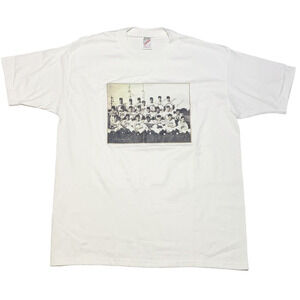 1950 Trenton Giants Graphic Print T Shirt Jerzees White Size Large MLB Team
